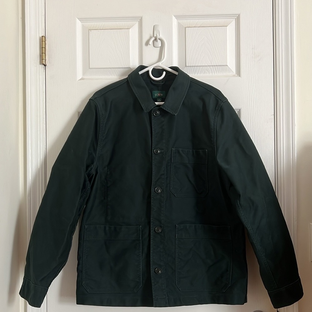 J. Crew Cotton Moleskin Chore Jacket, Size M
